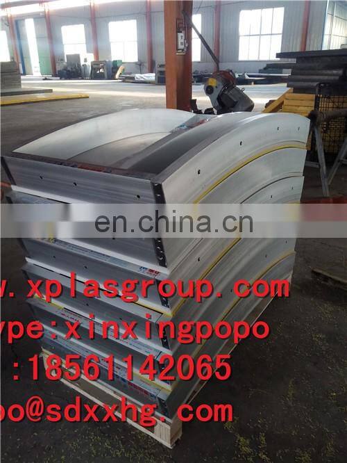 Portable indoor / outdoor polyethylene soccer wall / PE Hockey dasher board