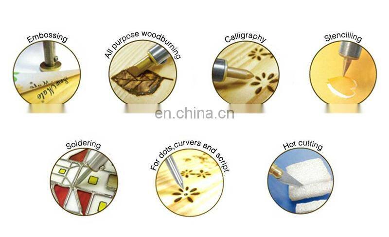 Woodburning Soldering Tool Set 22 Interchangeable TIPS wood burning pens and tips