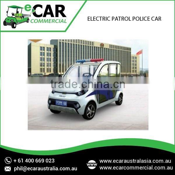 New Model of Most Affordable Electric Police Patrol Security Cars - Certified