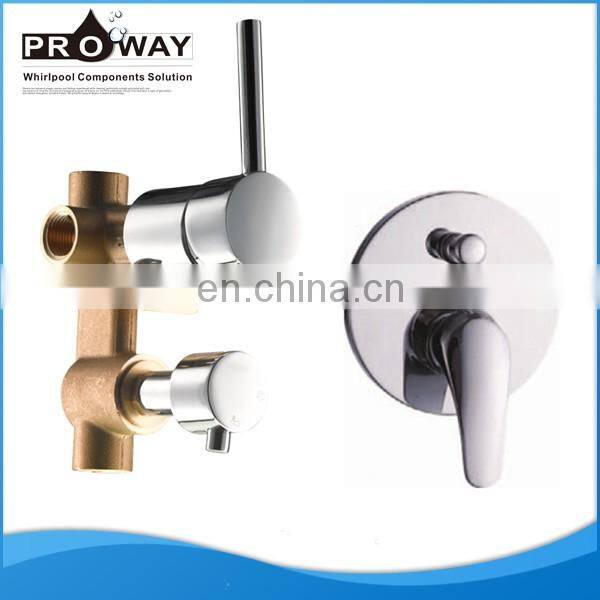 Stainless Steel Bathroom Wall Mounted Ceramic Valve Double Handles Shower Faucets