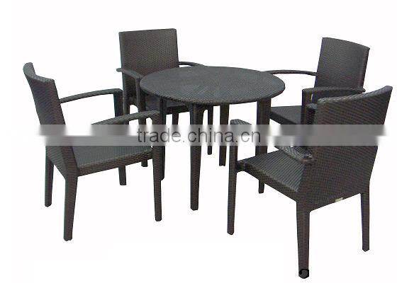 Handmade Synthetic Rattan Outdoor Dining Furniture
