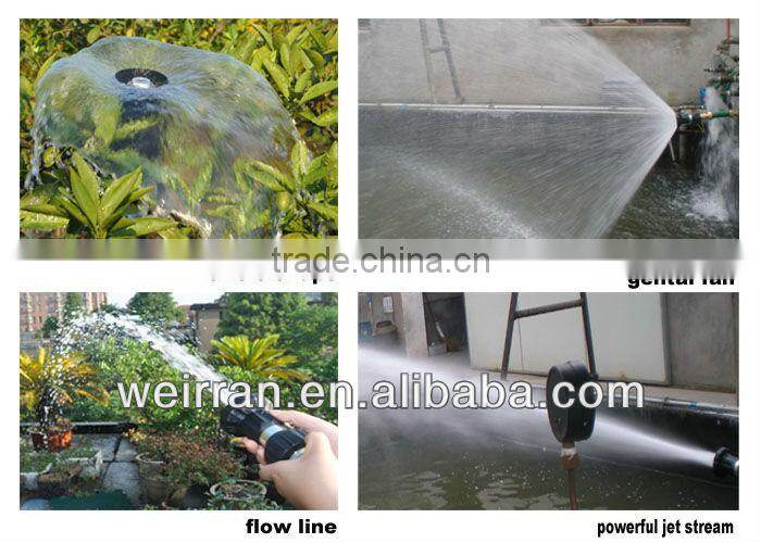 (71947) fireman portable adjustable rotating powerful brass water jet hose nozzle