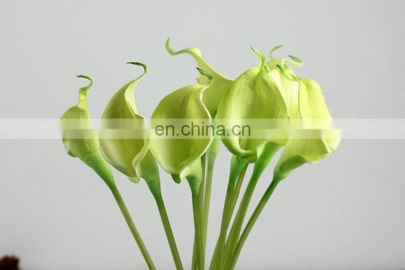 5cm head calla lily artificial flower 10pcs/lot PU real touch flowers home decoration wedding bouquet Decorative Flower