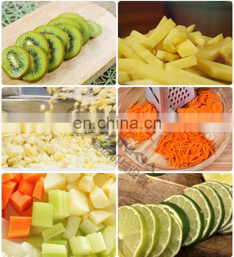 Industrial salad fruit vegetable cutting potato onion dicing machine