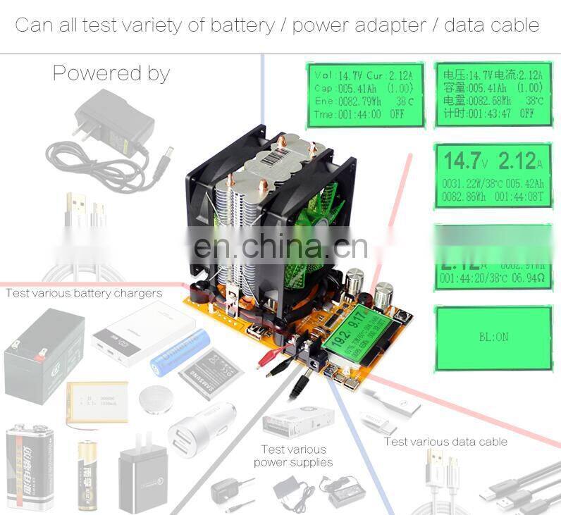 12V 24V 48V Lead-acid Lithium 180W Constant Current Electronic Load 200V 20A Battery Tester Discharge Capacity Tester
