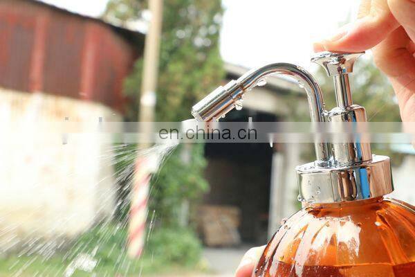 Chinese Supplier Manufacture Empty Glass Hand Pump Pressure Sprayer Bottle With Plastic Liquid Perfume Sprayer Nozzle Pump