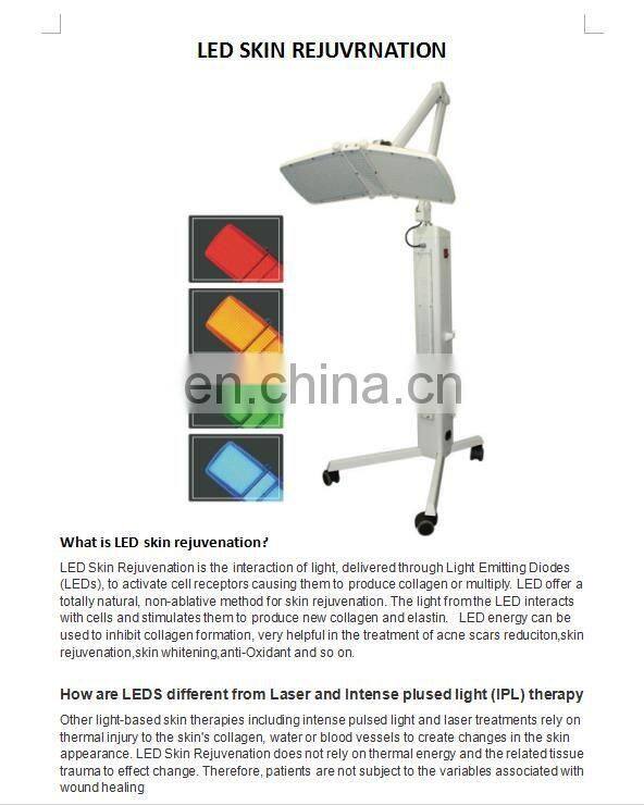 2022 hot sale Acne removal Skin Rejuvenation led light therapy pdt photodynamic Dynamical Therapy LED Photon Whitening