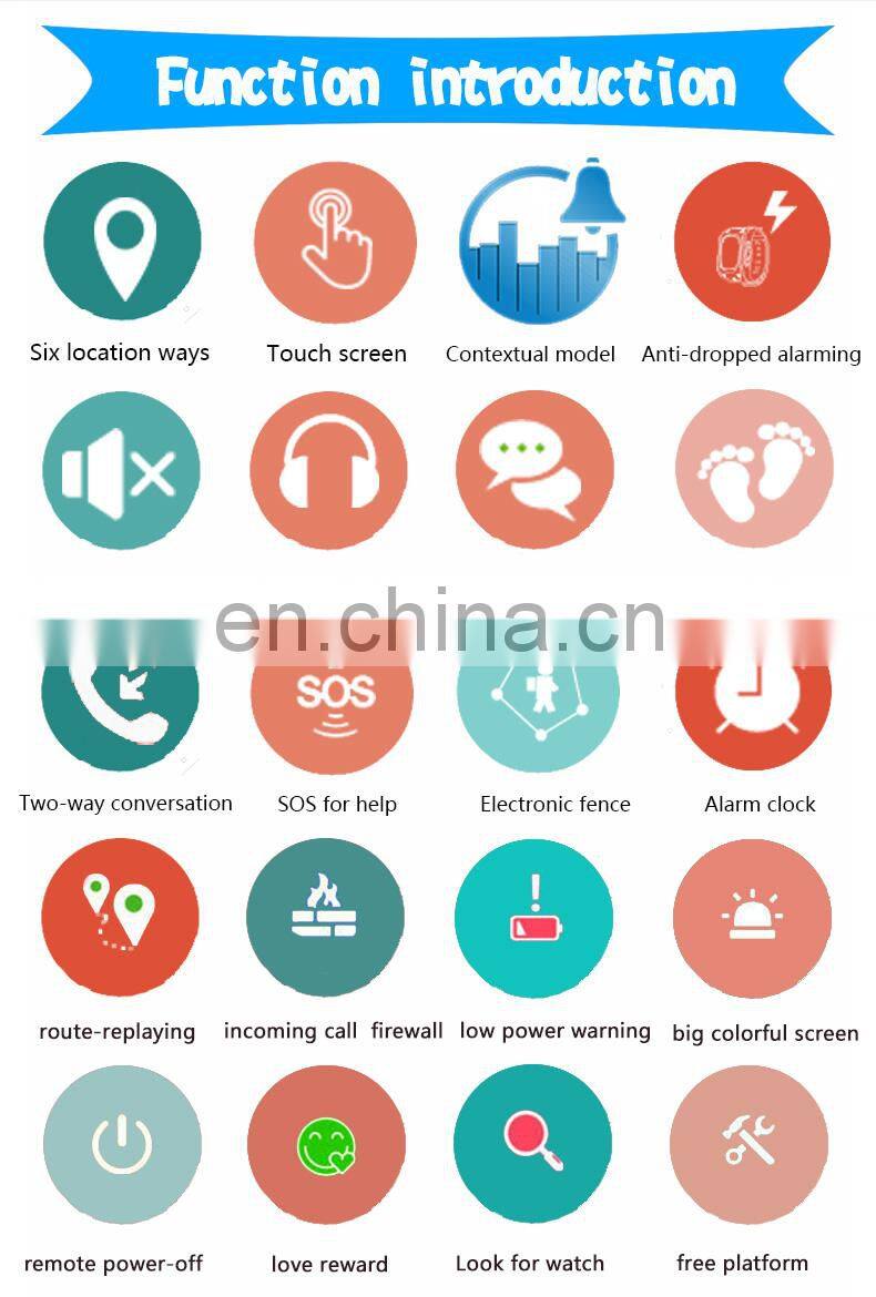 Kids gps watch gadget 2019 smart Bracelet Q750 Q100 smartwatch phone SOS tracker GPS for Children