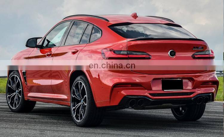 Runde Car Modification For 18+ G02 BMW X4 Upgrade To X4M Body Kit Front Bumper Rear Lip Exhaust Spoiler