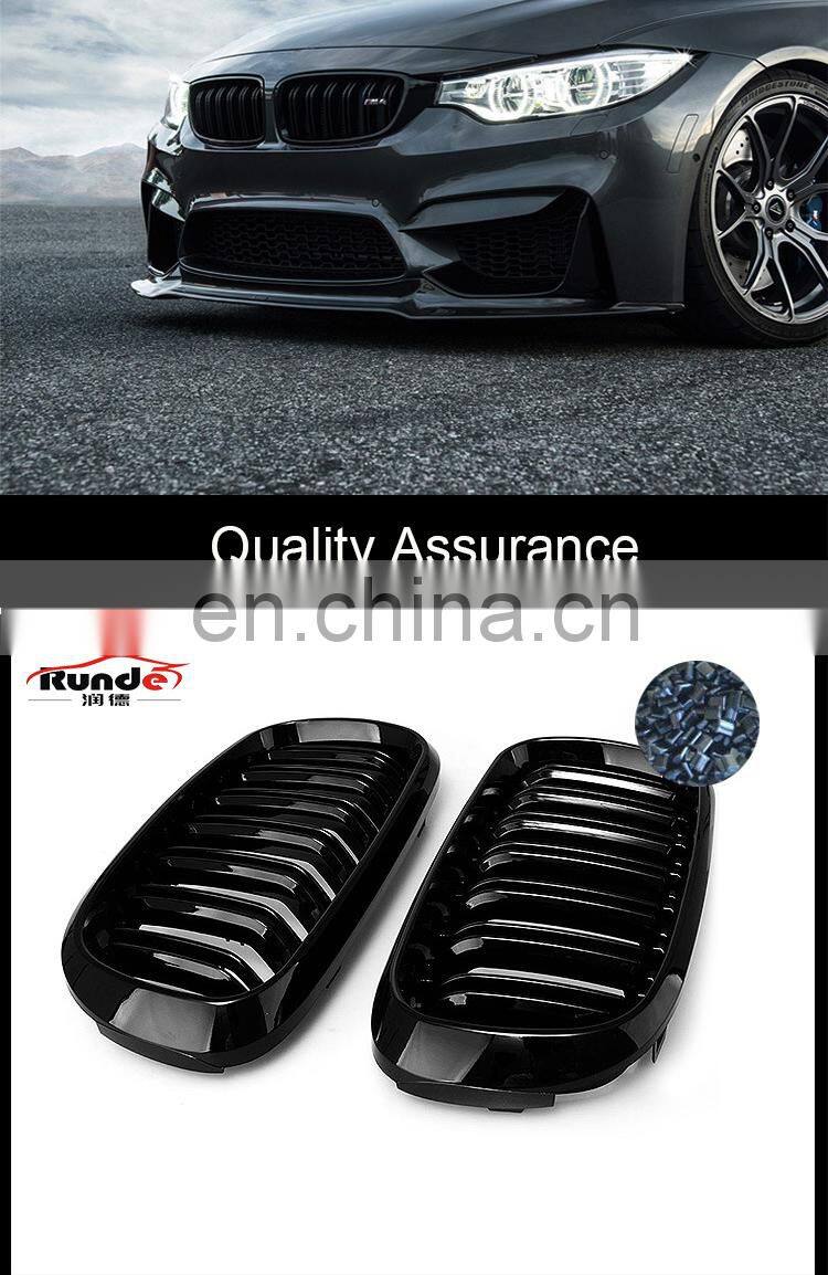 Runde Fashionable Design ABS And Carbon Fiber Material Grille For BMW 4Series F32 F33 F36 M3 M4 Front Grille