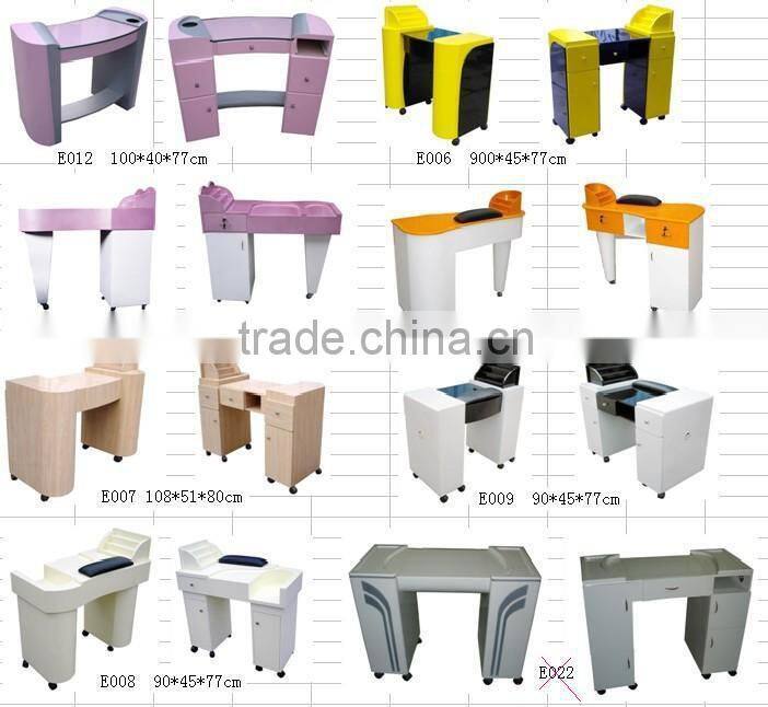 European pink double maincure table