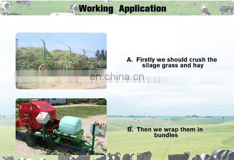 Automatic grass silage baler machine/forage baling machine/fodder