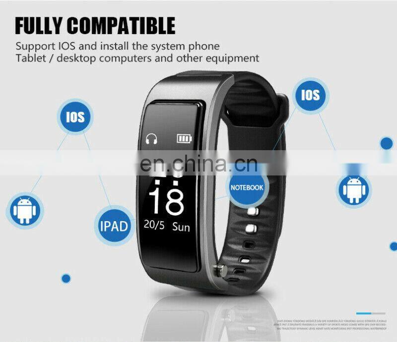 Hot 2 in 1 Y3 Smart Talk Band Fitness Tracker Smart sport Bracelet With BT Earphone For Android and IOS Smart Watch Band Y3