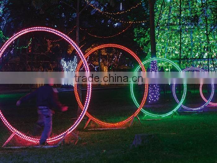 Holiday led ring design motif lighting decorations