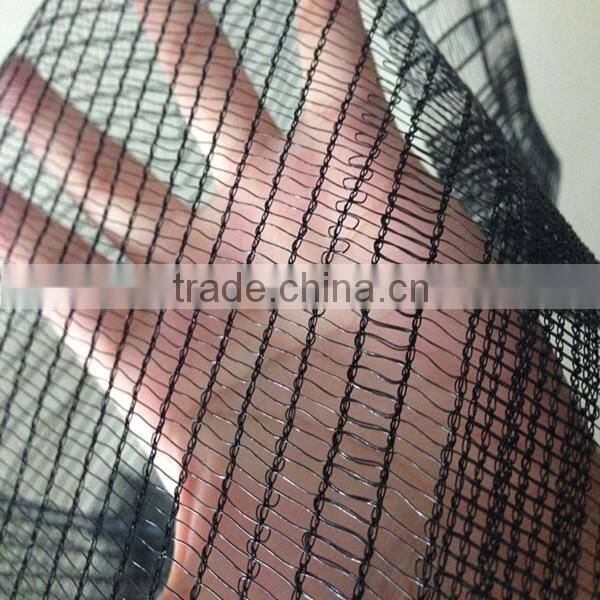 Anti-hail, fruit collection net, run-resistant, double thread, dark green colour.