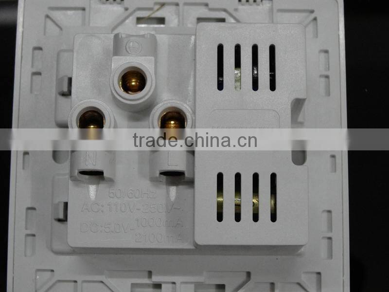 universal socket with usb/wall socket with usb port/usb wall socket 240v