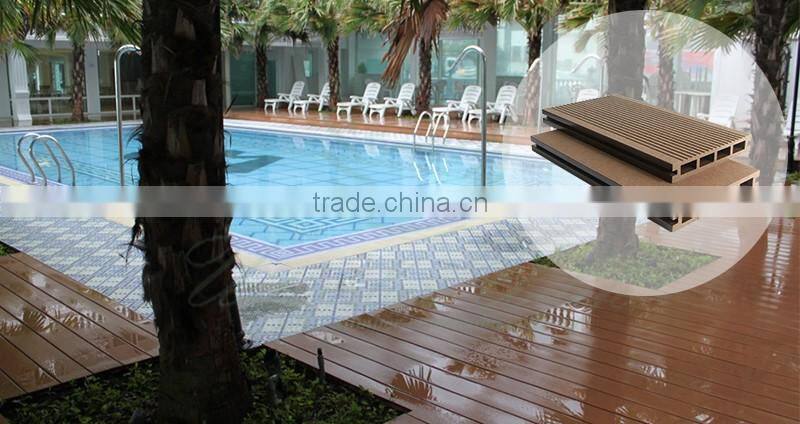 Eco-friendly above ground pool wpc decks