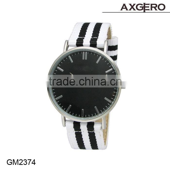 2016 China Promotiona Japan movt wrist watch stainless steel back