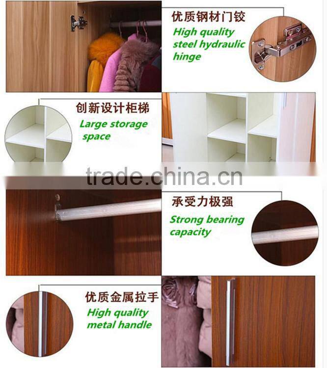cheap wooden wardrobe cabinet factory dIrect sale