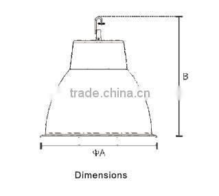 Competitive 30w LED high bay light dlc