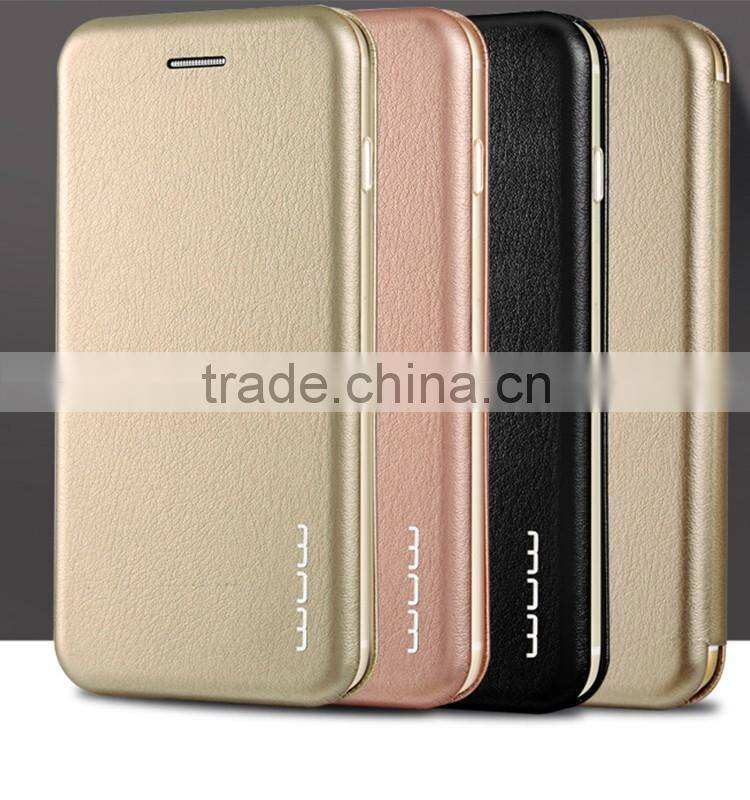 Excellent quality top sell flip leather for iphone 6 6S 6 plus with small MOQ