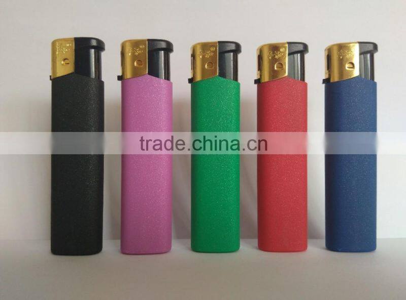 Disposable electronic lighter FH-606 matte colors gas lighter