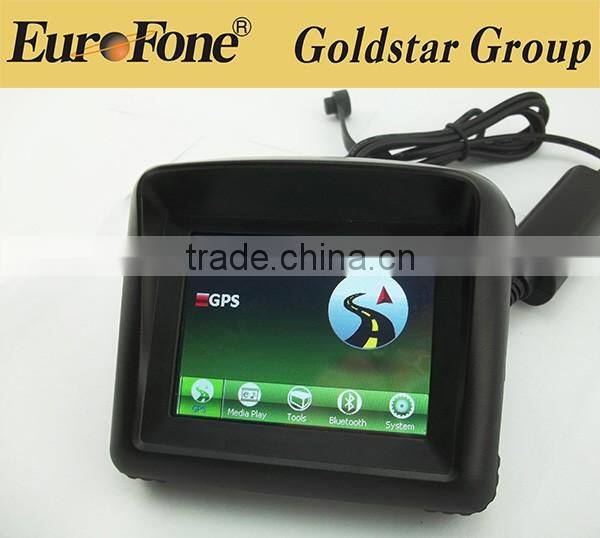3.5" Screen Size and touch screen motorcycle navigation system