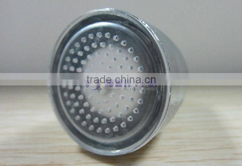 3 Color LED Light Chrom Plate Basin Kitchen Temperature Control Faucet