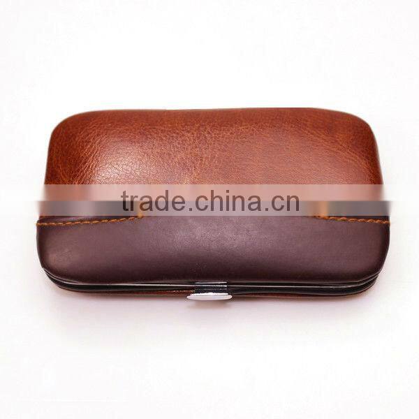 Cosmetic manicure tool With PU case