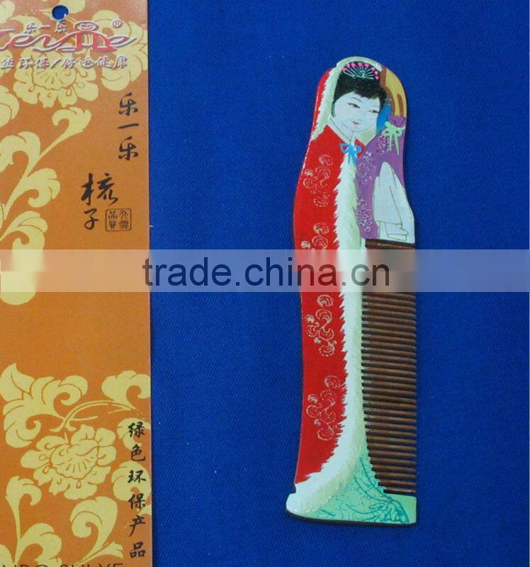 Novelty gifts food shaped plastic small hair comb various color