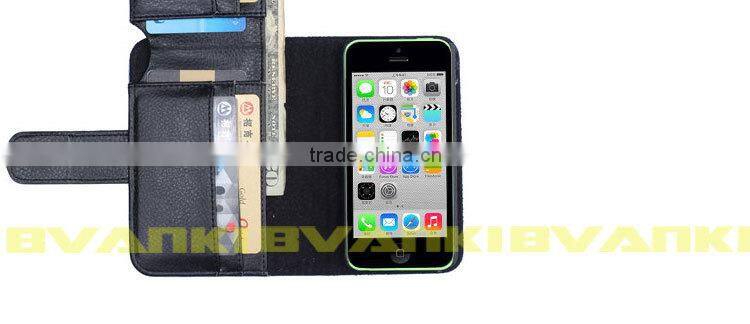 Hot Leather Cell Phone Case For iPhone Case Leather,Cases For Mobile 2015 For iPhone Casings,Credit Card Hard Case For iPhone 5C