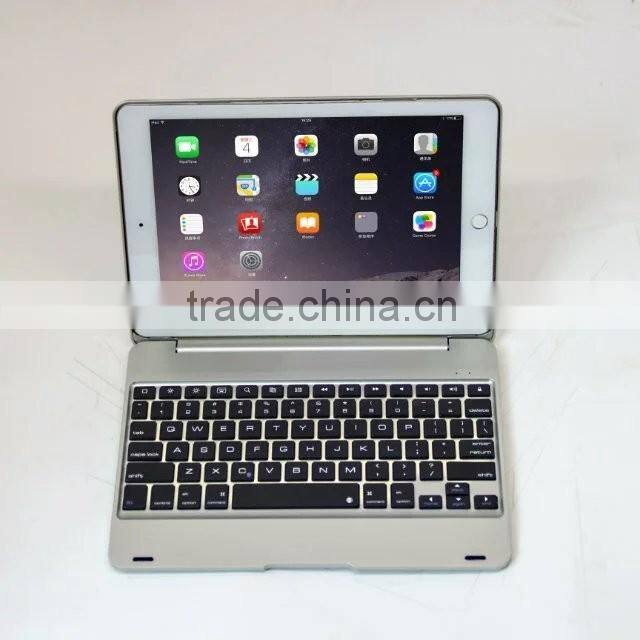 Bluefinger Factory supply clamshell Bluetooth keyboard case for newest iPad Pro&iPPAD Air 2 with coloreful protective case
