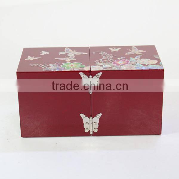 High end classical small wooden jewelry boxes wholesale