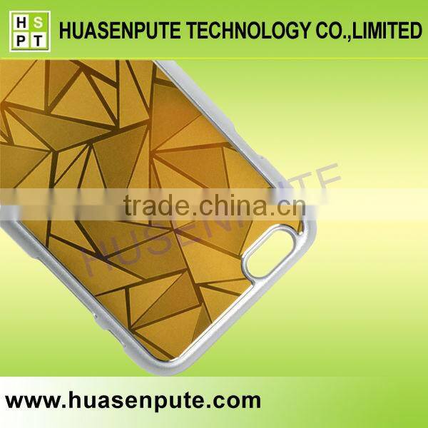 For Apple Iphone6 Triangular Pattern Plastic Phone Case Shockproof Back Cover