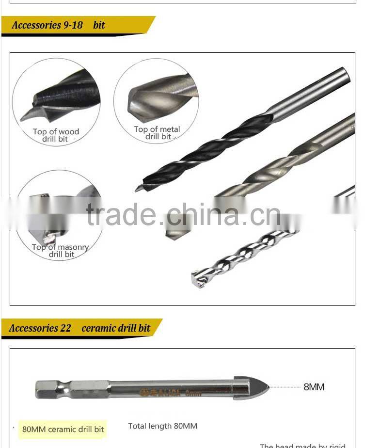 35pcs home use 12V li-ion battery charged electric drill set electrician repair tool bag domestic use tool set