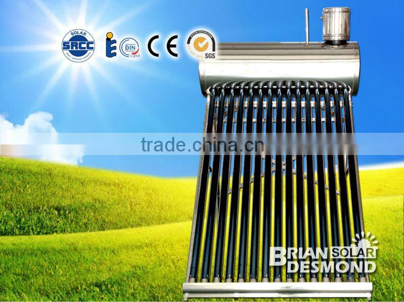 Vacuum Tube Pre-heated Pressurizied Solar Water Heater