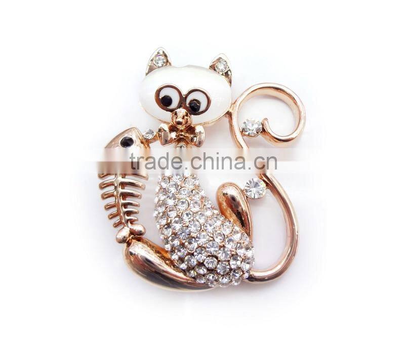 Bicycle Design Decorated Big Glass Stones Hair Pin For Girls