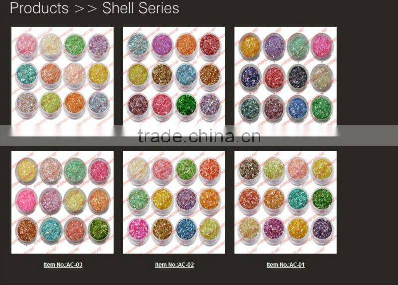 Professional Nail Art Decoration Crushed Sea Shell