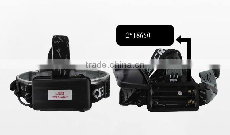 JF Rotate the zoom T6 headlights glare outdoor flashlight