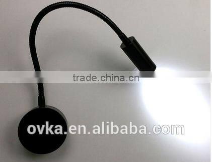 Bedside Reading Light LED Hotel Reading Lamp with Flexible Gooseneck