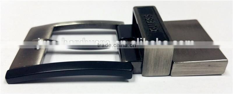 Zinc alloy gold initial belt buckles