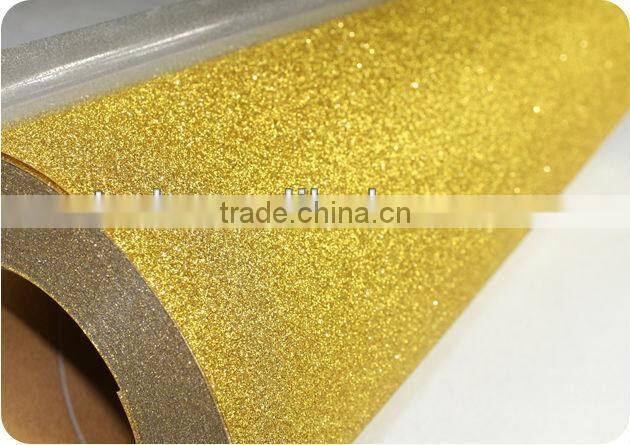 transfer glitter pu vinyl film for garment transfer silver color