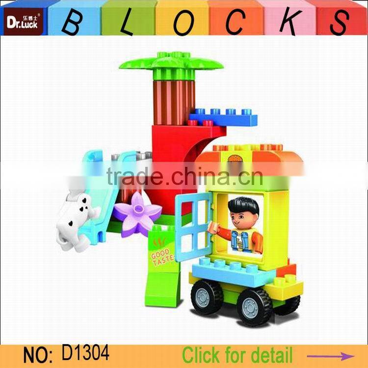 Children Hot Sale Zoo Animal Toy Building Block Educational Toy