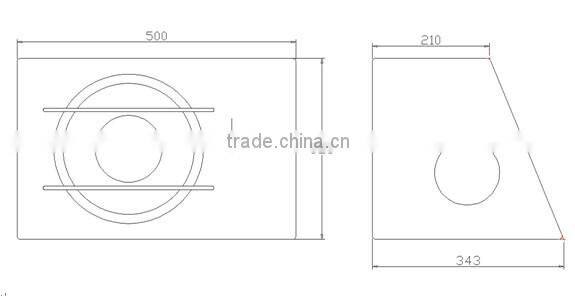 Soway SW-EB10 300W Professional Passive Car Audio Speaker Box
