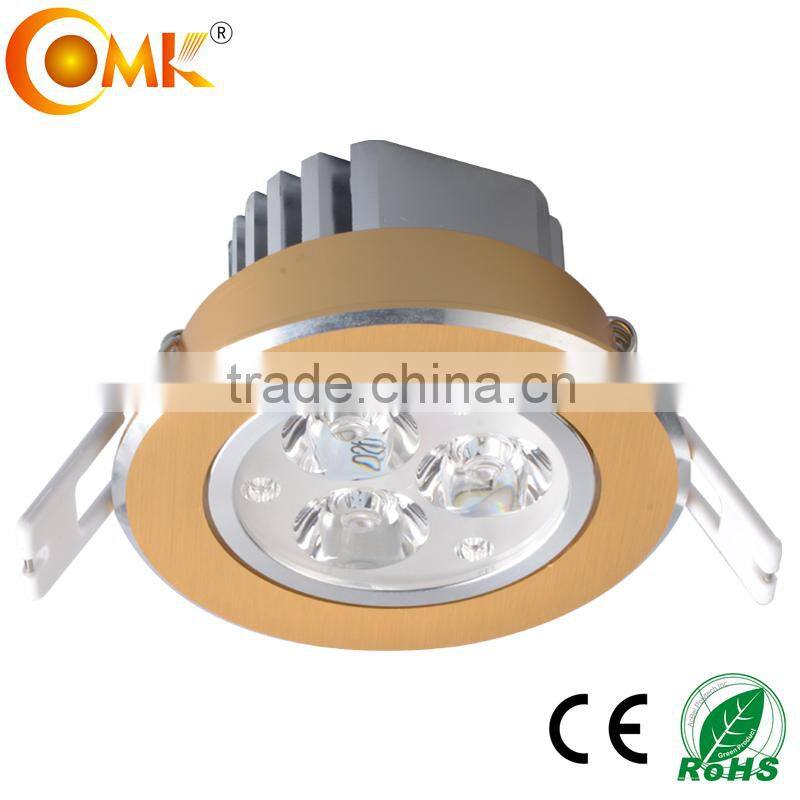 Pure Aluminum led ceiling light 220 volt 1w 9w bridgelux adjustable ceiling lamps living room
