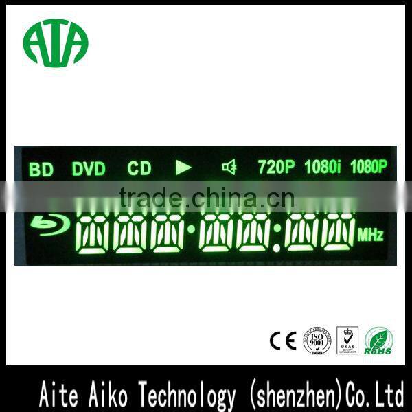 Indoor electrical appliances use the display board 16 segment
