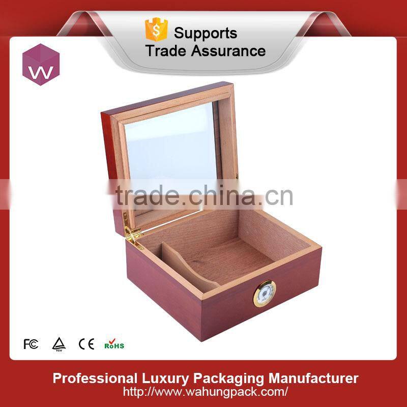 High quality empty wooden cigar storage boxes for sale(WH-3749-ML)