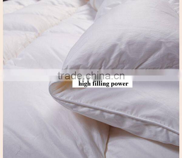 Pink and Cream 80% White Duck Down Comforter