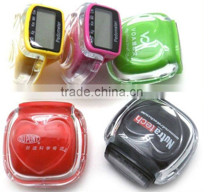 wristband pedometer ,pedometer and calorie counter,wristband calories pedometer
