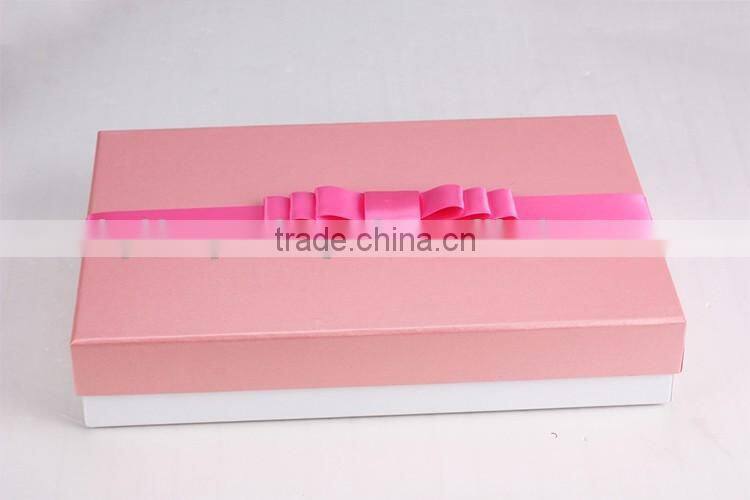 Rectangle paper cosmetic gift set packaging box custom exquisite cosmetic box